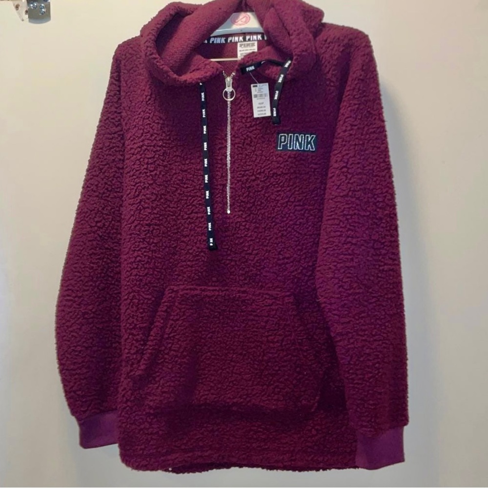PINK Sherpa Hoodie